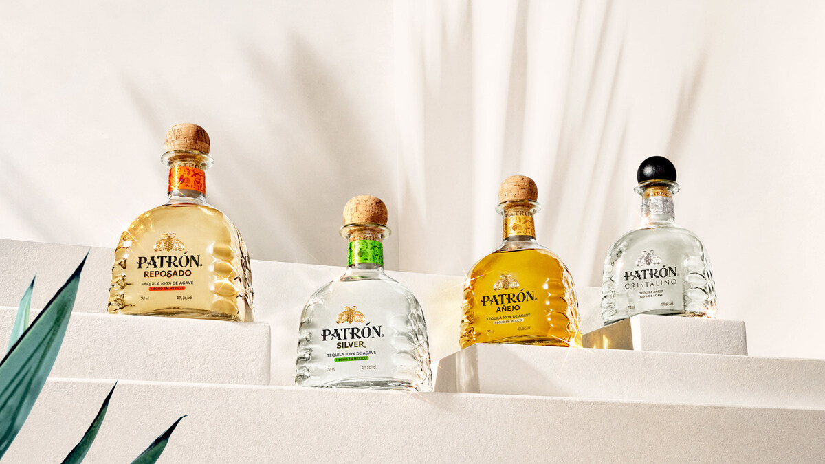 Patrón Tequila Bottle